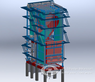 Inner CFB Boiler Structure